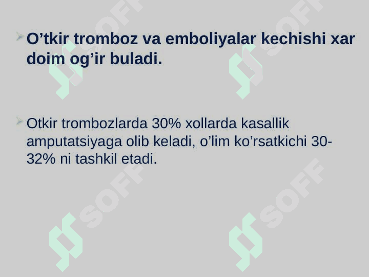 Tromboz va emboliya 2