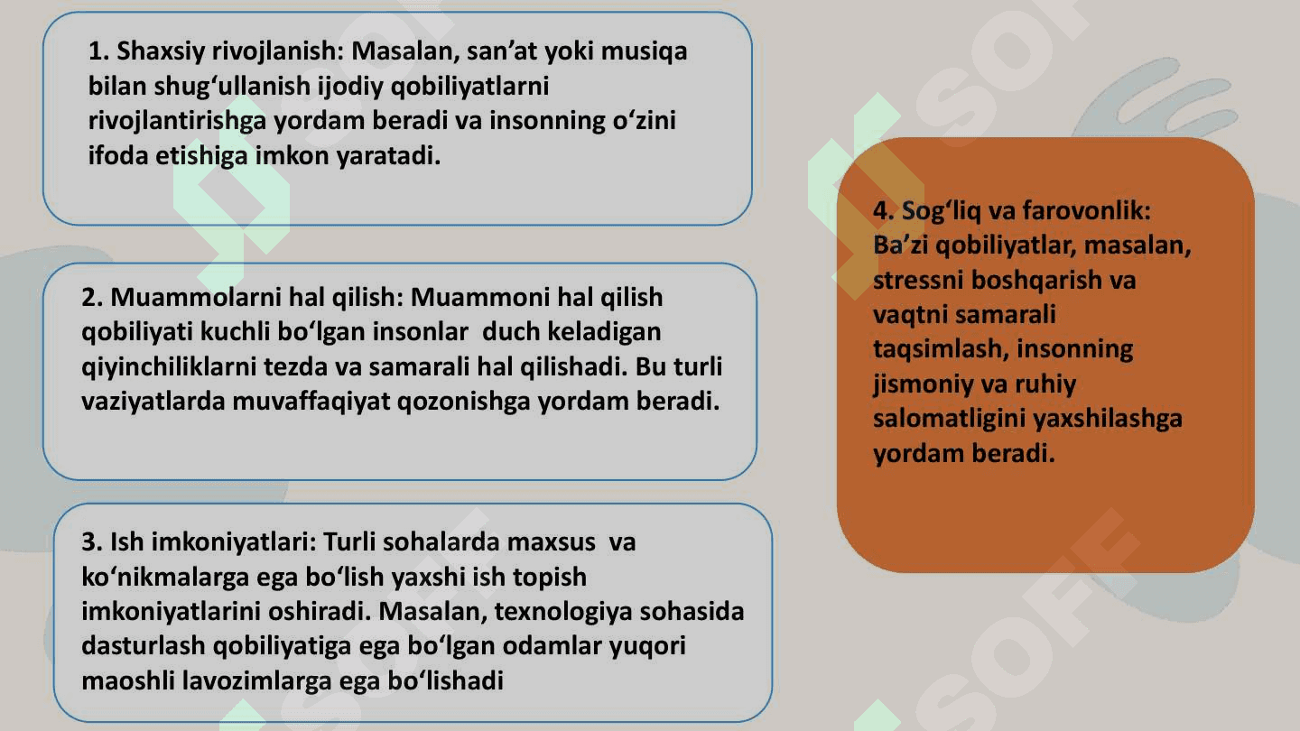 Qobiliyat rivojlanishiga taʼsir qiluvchi omillar 4