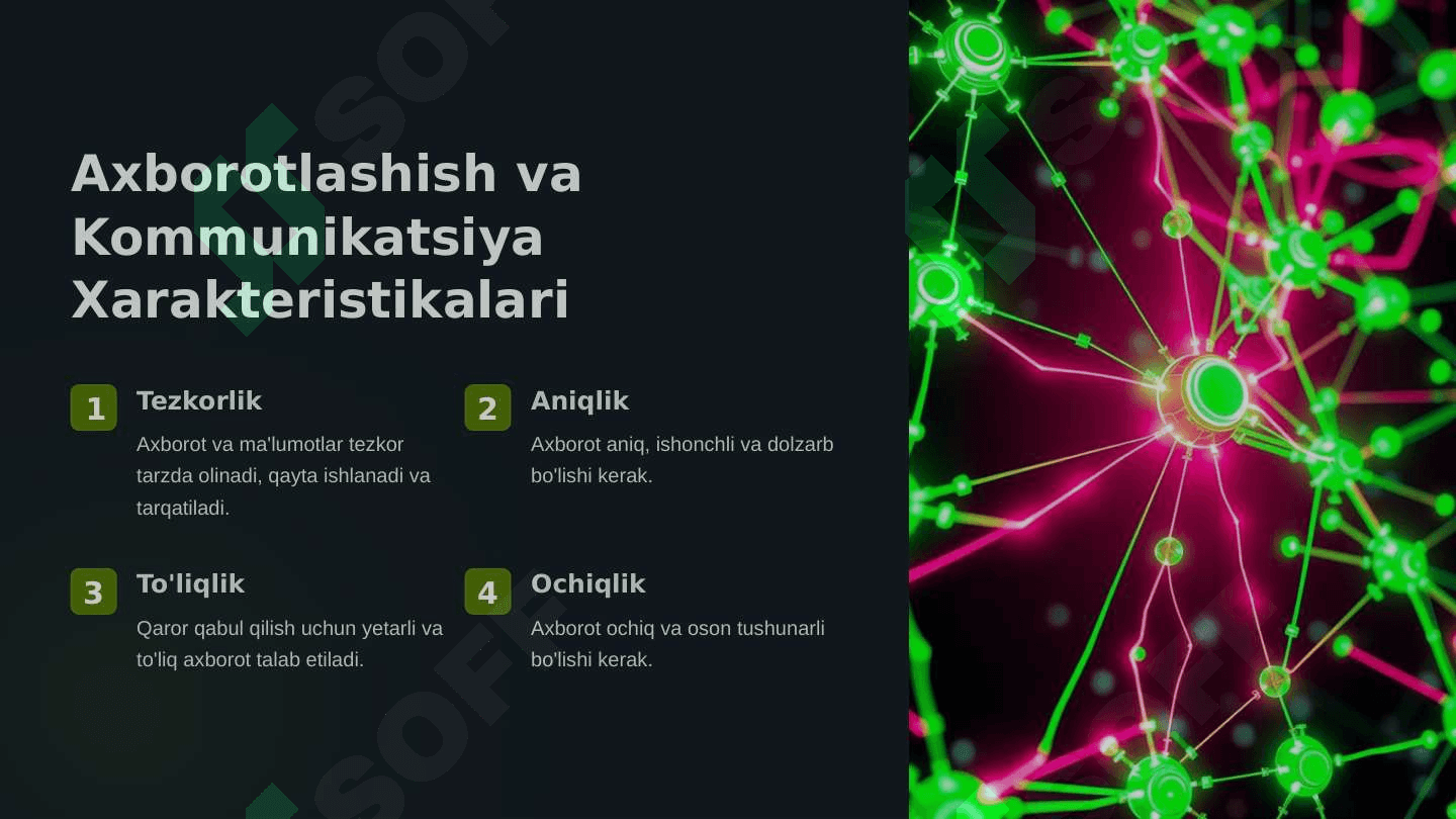 Informatsiya Boshqaruvda Axborotlashish va Kommunikatsiya 3