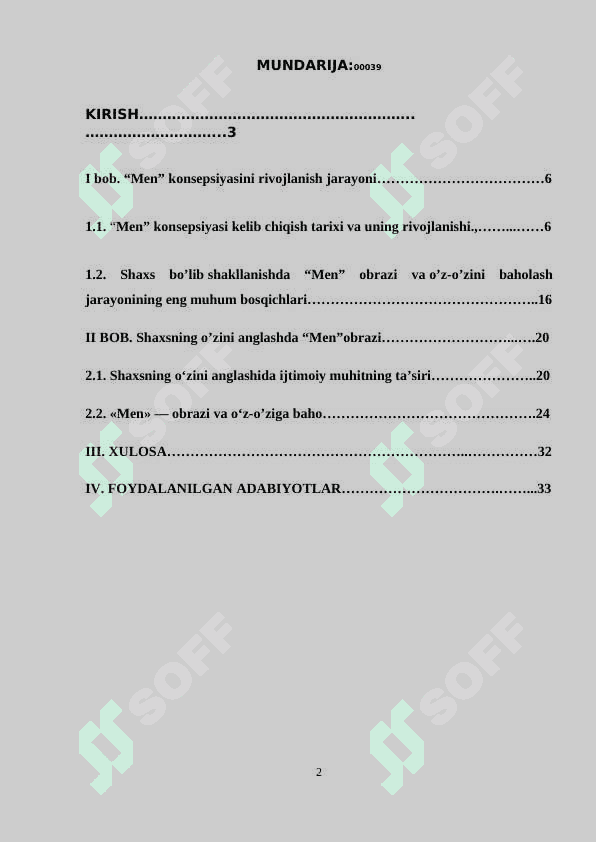 Katta o'smirlarda "men" obrazining shakllanishiga ta'sir etuvchi omillar 2
