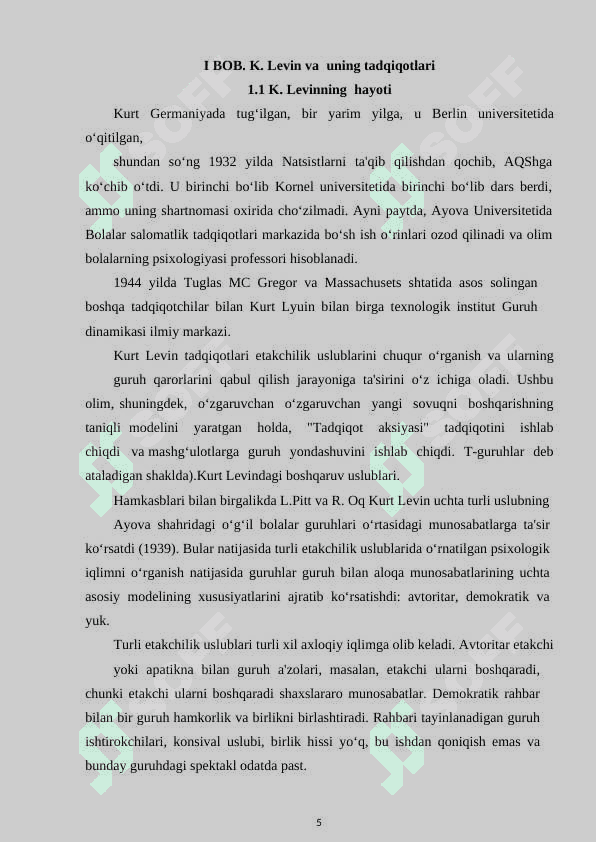 Yu.K.Levinning maydon nazariyasi 5