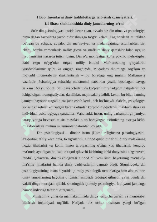 Jamoa ibodatlarining shaxsga tasiri 5
