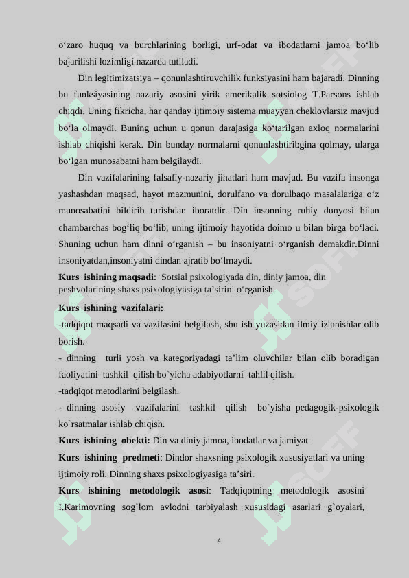 Diniy jamoa va din peshvolarining(rahnamolarining) insonga ko‘rsatadigan psixologik ta’siri 4