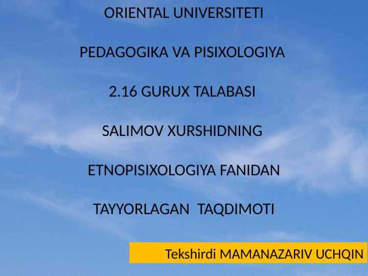 etno psixologiyada etnik qadriyatlar 1