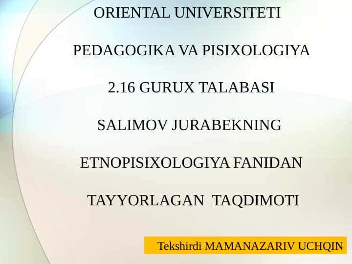 Etnopsixologik tatqiqotlar 1