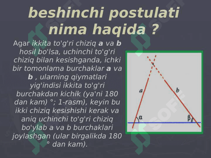 Evklid V postulati 4
