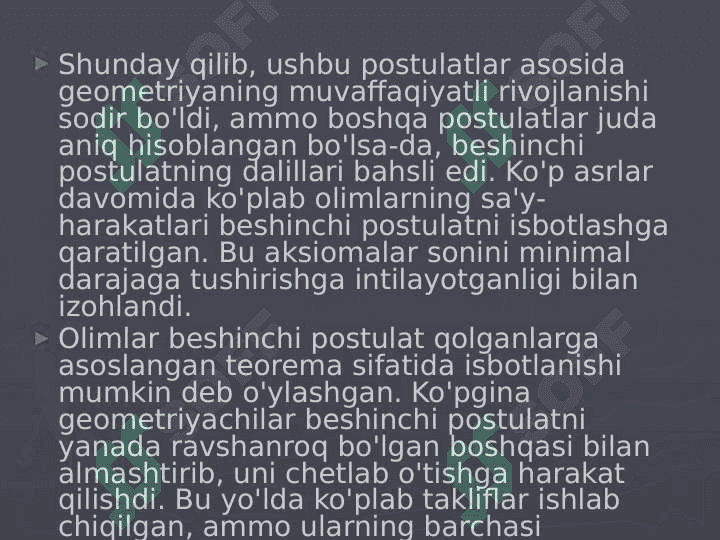 Evklid V postulati 7