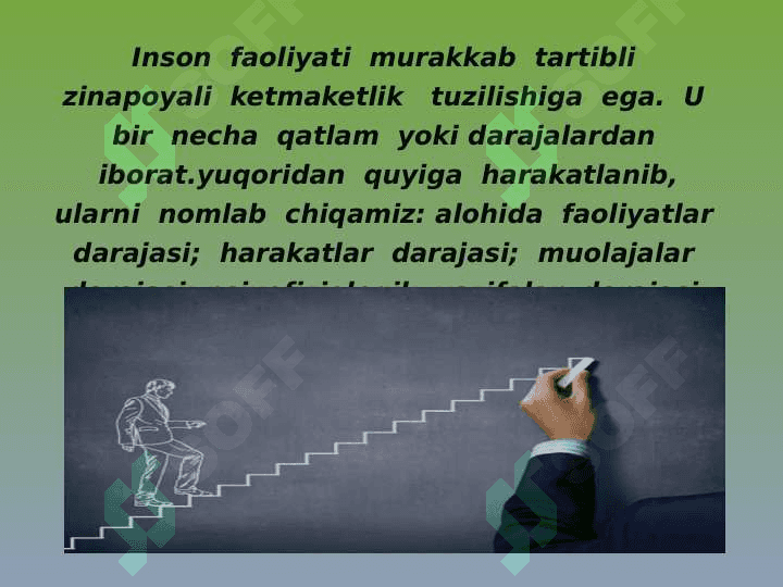 FAOLIYAT  VA  UNING TUZILISHI 4