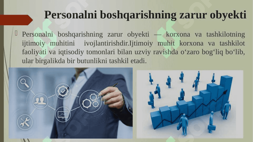 Hozirgi jamiyat hayotida "Korxona va tashkilot" tushunchasi va uning ahamiyati. 5