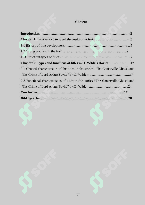 ROLE OF THE TITLE IN LITERARY TEXTS. 2