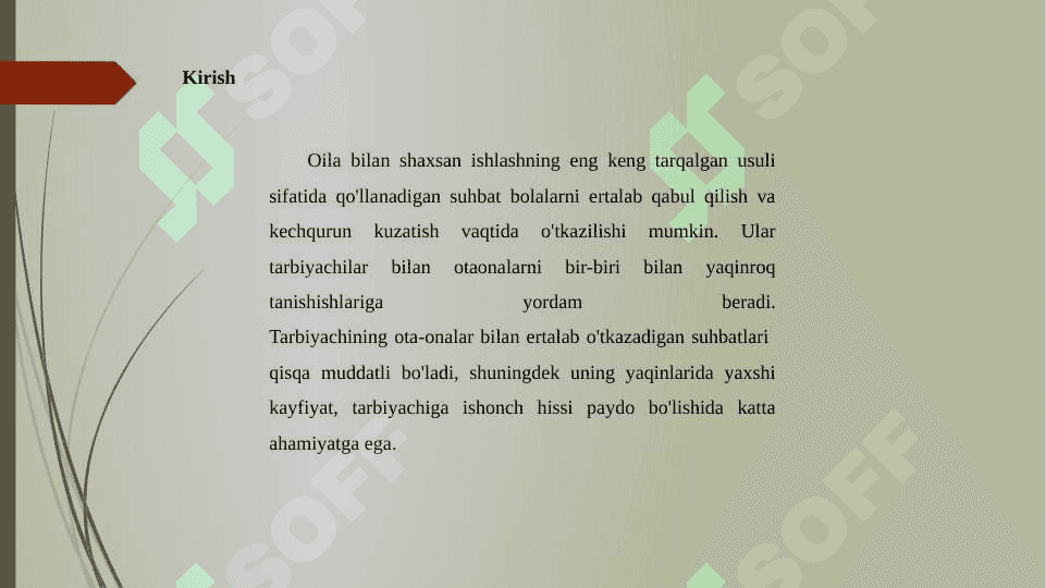 Bola tarbiyasida oilaning o'rni haqida mutafakkirlar ta'limoti 2