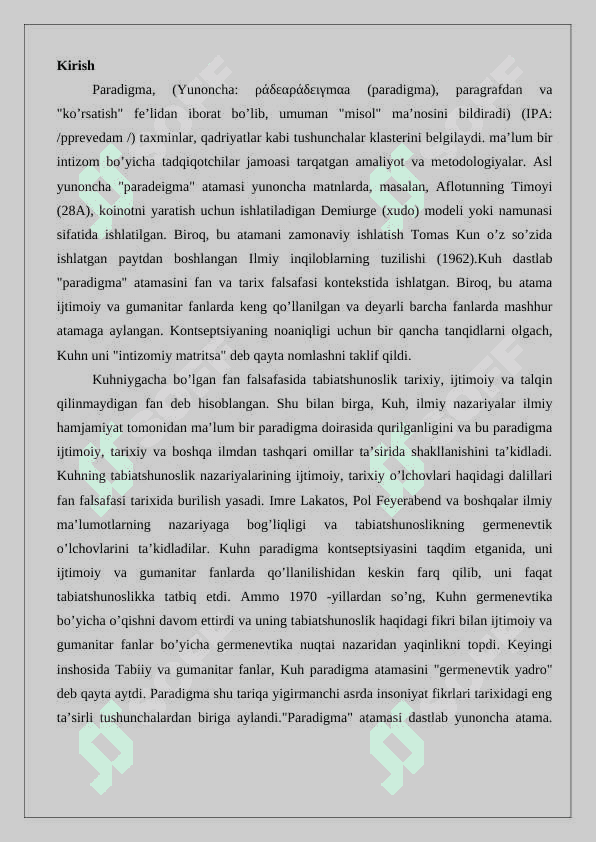 paradigma tushunchasi va mohiyati 2