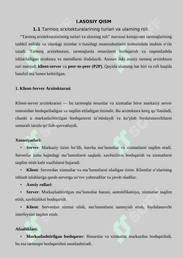 Kompyuter tarmoqlarini amalga oshirish masalalari 3