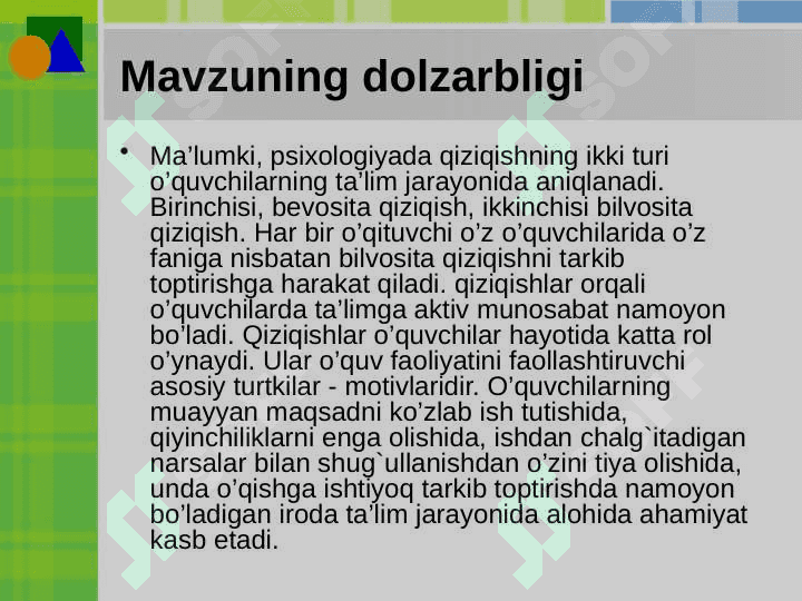 Ta'lim psixologiyasi. 3