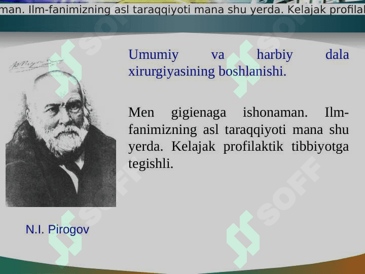 HARBIY GIGIENA, RIVOJLANISH TARIXI VA ZAMONAVIYLIK. 2
