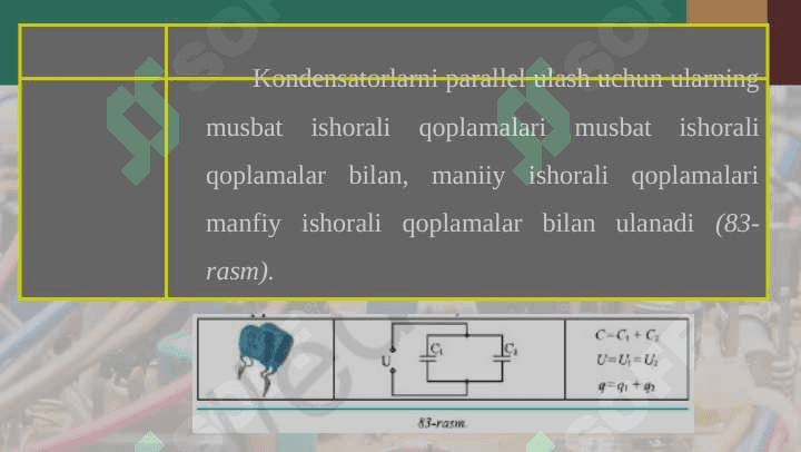 Kondensator ulash 4