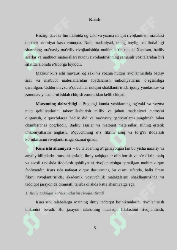 Og‘zaki va yozma nutqni rivojlantirishda badiiy asar va matbuot materiallaridan foydalanish 3