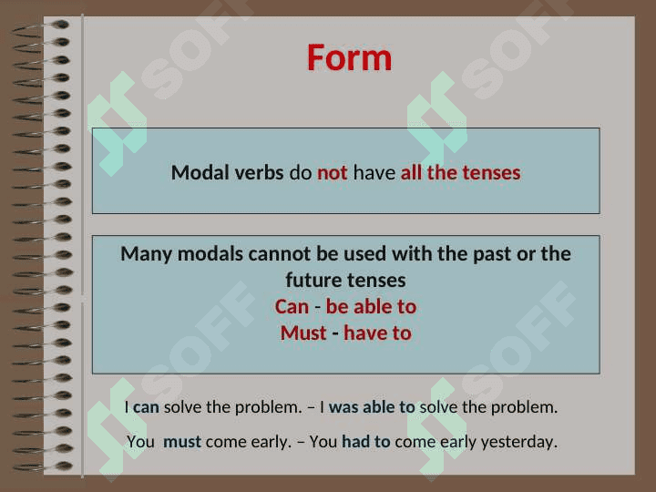 MODAL VERBS 8