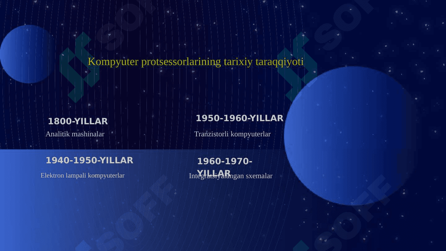 Shaxsiy kompyuterlarning protsessorlari va ularning xususiyatlari 5