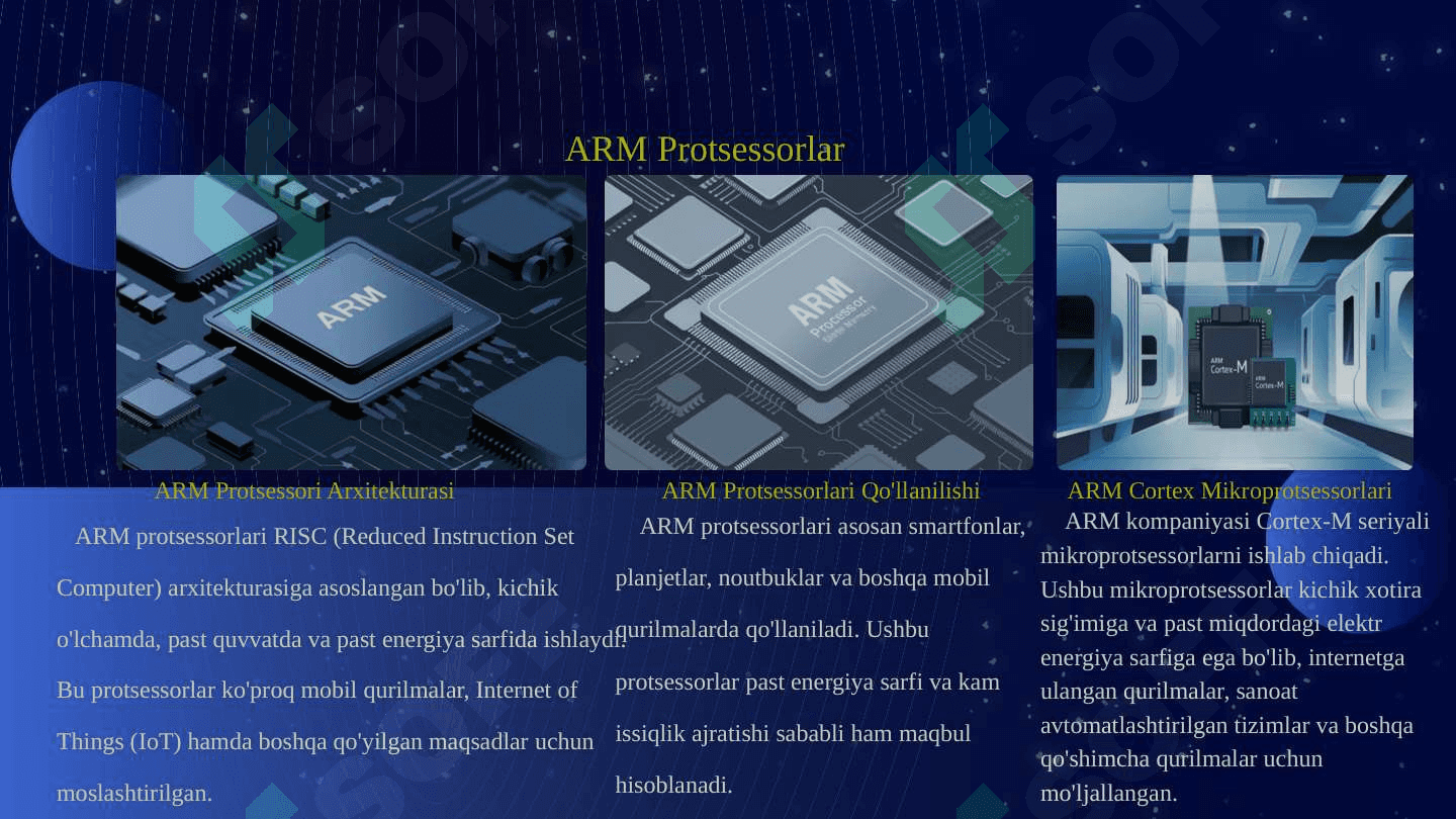 Shaxsiy kompyuterlarning protsessorlari va ularning xususiyatlari 8