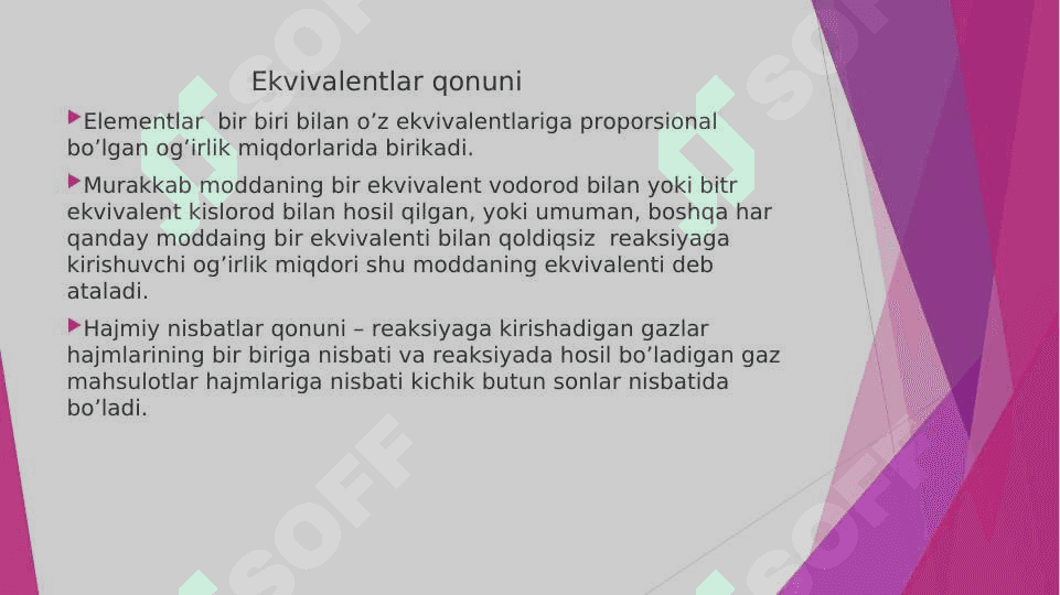 ATOM TUZILISHI.  KIMYOVIY BOG’LANISH 7
