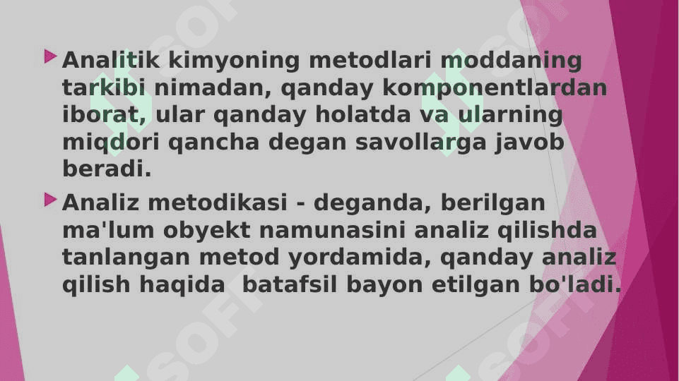 Analitik kimyo fanining ahamiyati 3