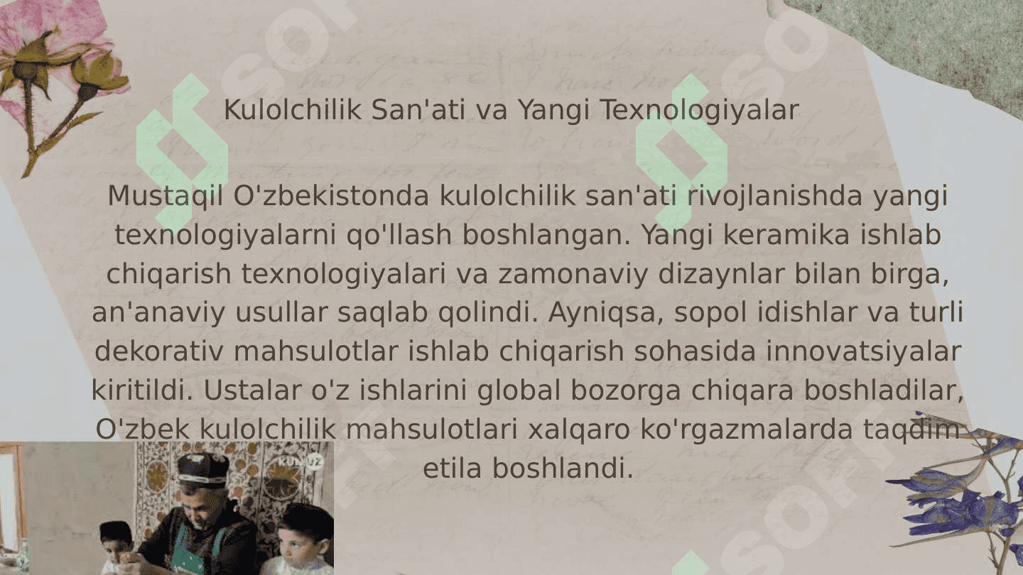 MUSTAQILLIK YILLARIDA KULOLCHILIK SAN'ATI 7