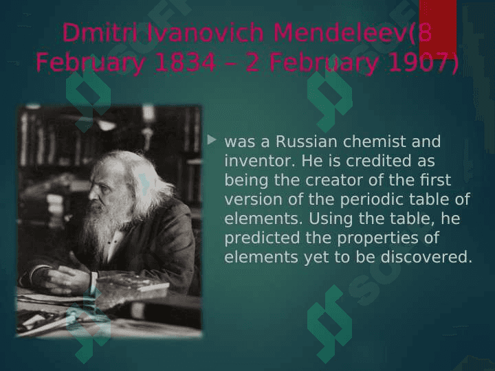 Great scientists in chemistry 2