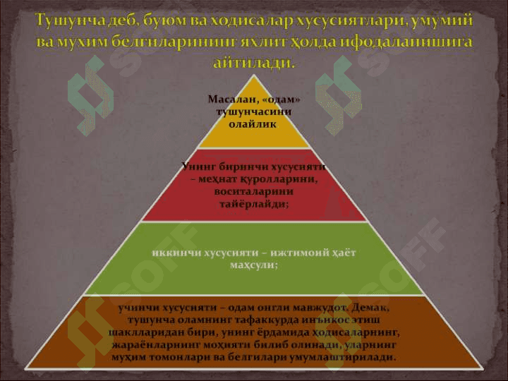 МАНТИҚ ФАНИНГ ПРЕДМЕТИ ИЛМИЙ БИЛИШ ОБЪЕКТИ СИФАТИДА 7