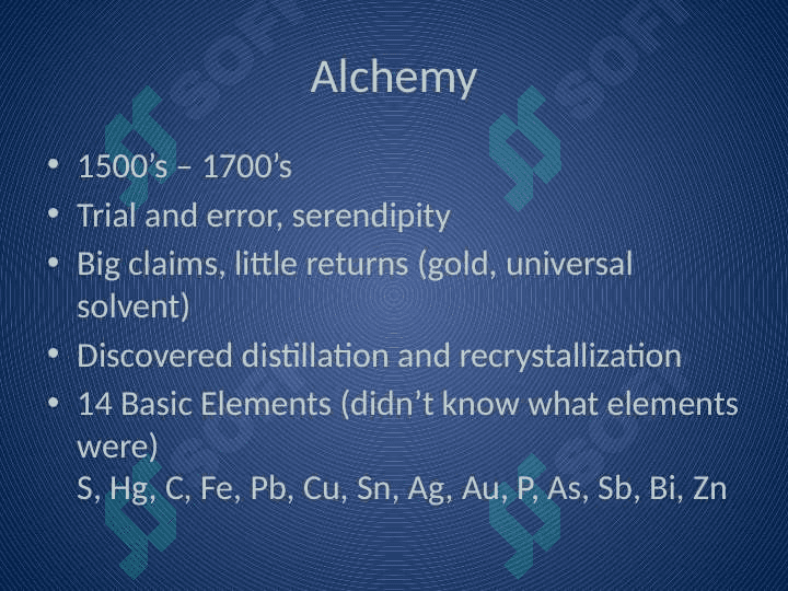 History of chemistry 3