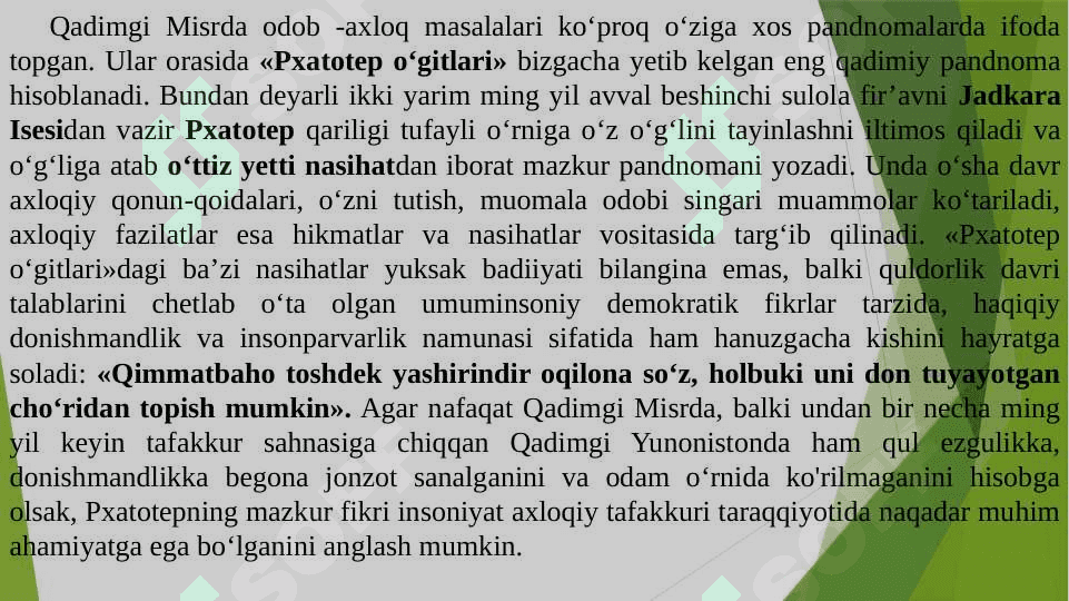 Axloq falsafasi (Etika) 5