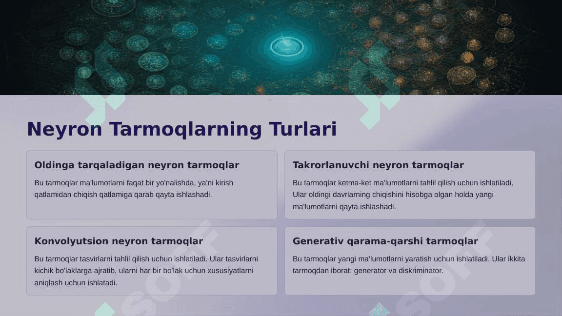 NEYRON TARMOQLAR 6