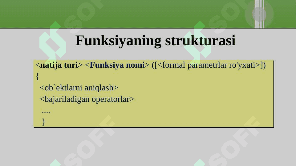 Dasturlashda funksiyalar 5