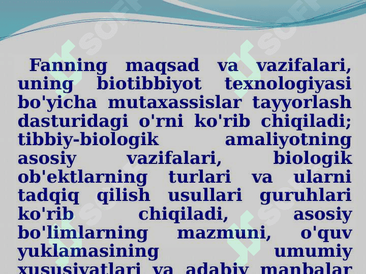 Tibbiy biologik tadqiqotlar oʻtkazishda algoritmik va dasturiy taʼminot masalalar yechish 2