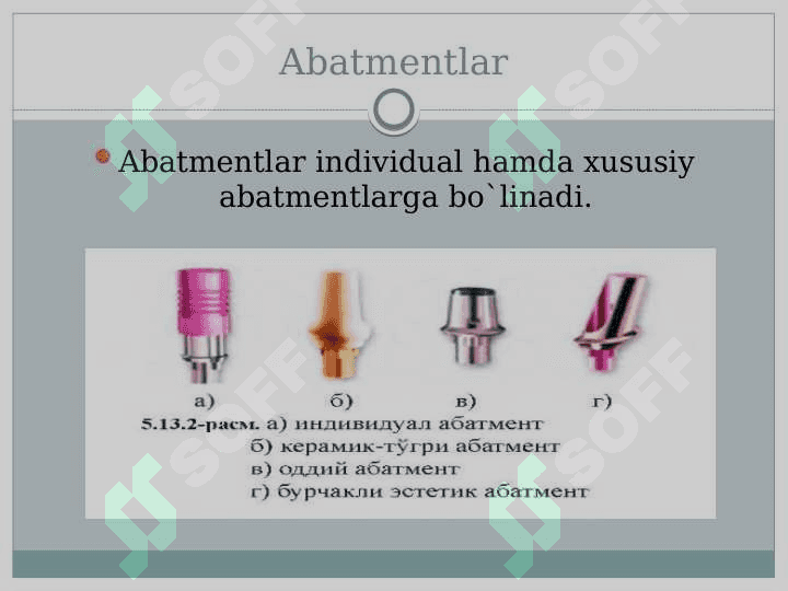 Tish implantlari  tasnifi 5