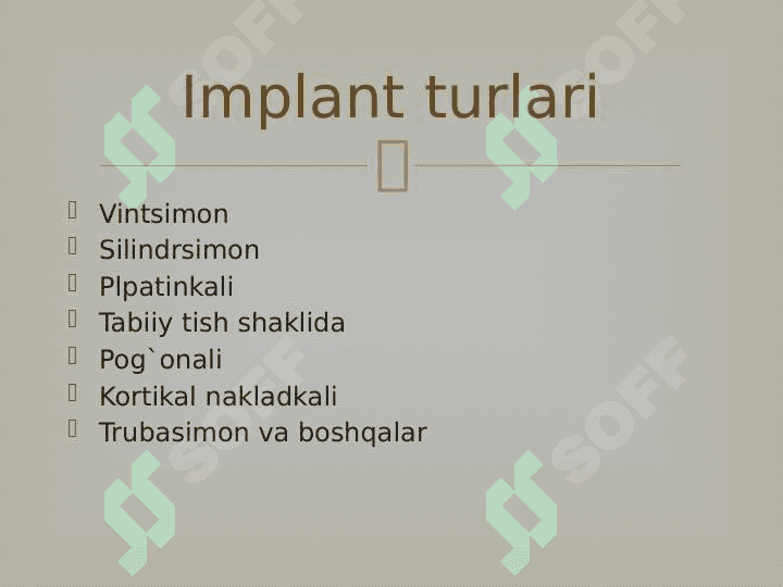 Tish implantlari  tasnifi 7