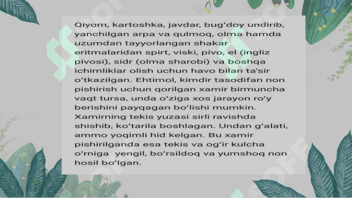 Achitqi va tafrinaning tuzulishi  va koʻpayishi 3
