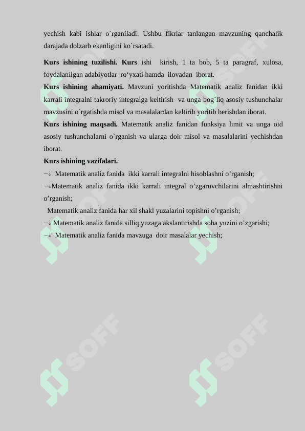 Ikki karrali integralni takroriy integralga keltirish 6