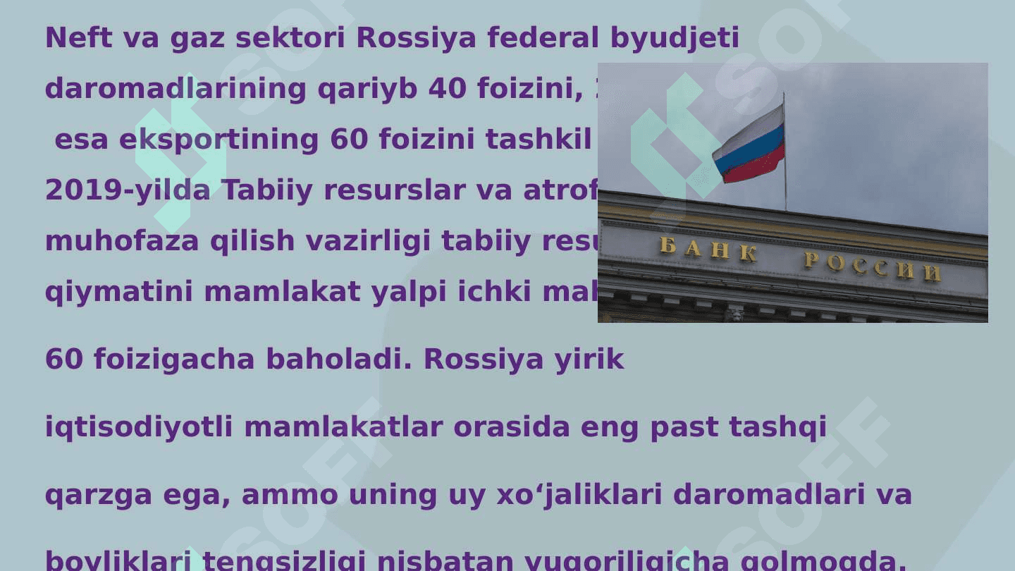 Rossiya moliyasi 8