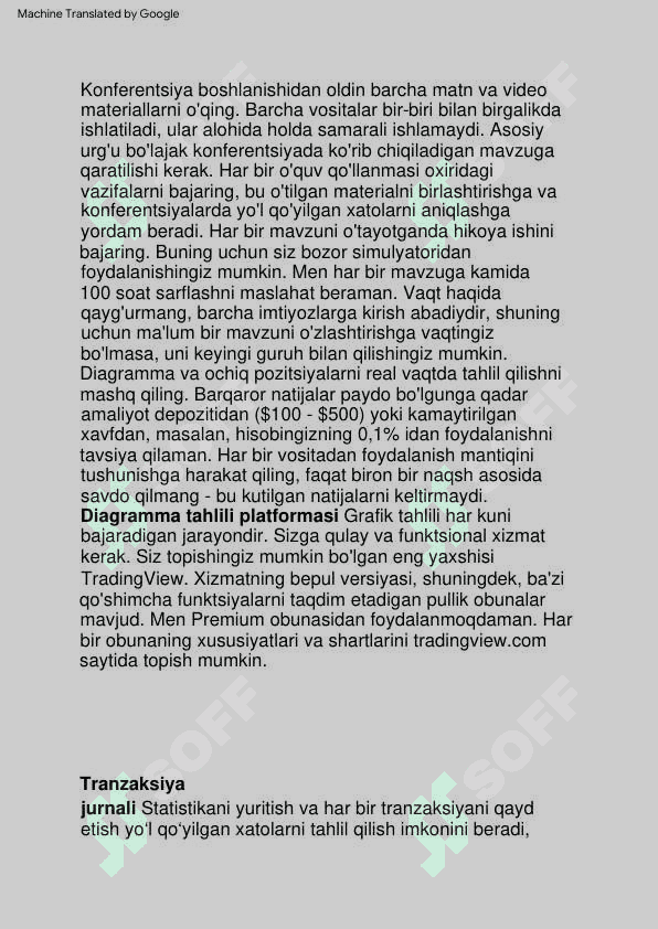 Traderlik sirlari 4