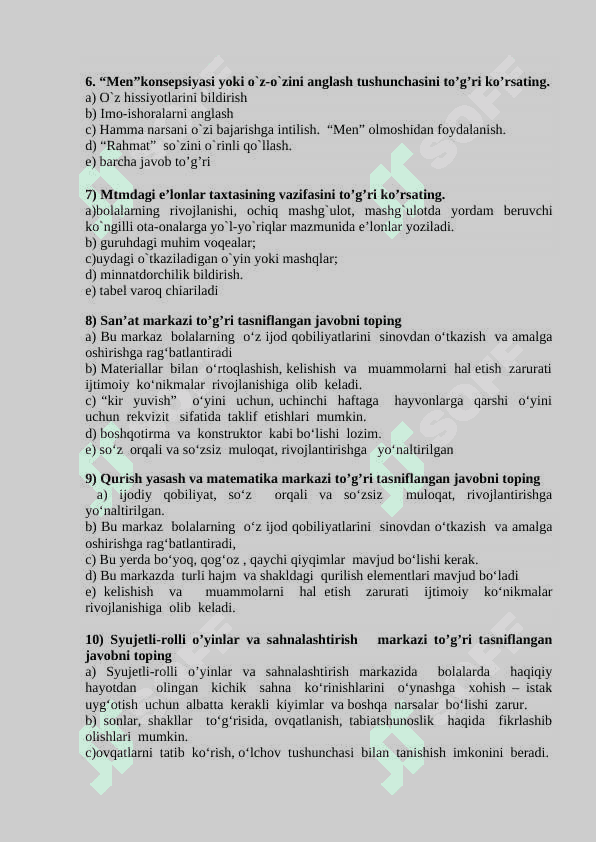 Mttda ta'lim tarbiya jarayoni va rivojlanish markazlari 2