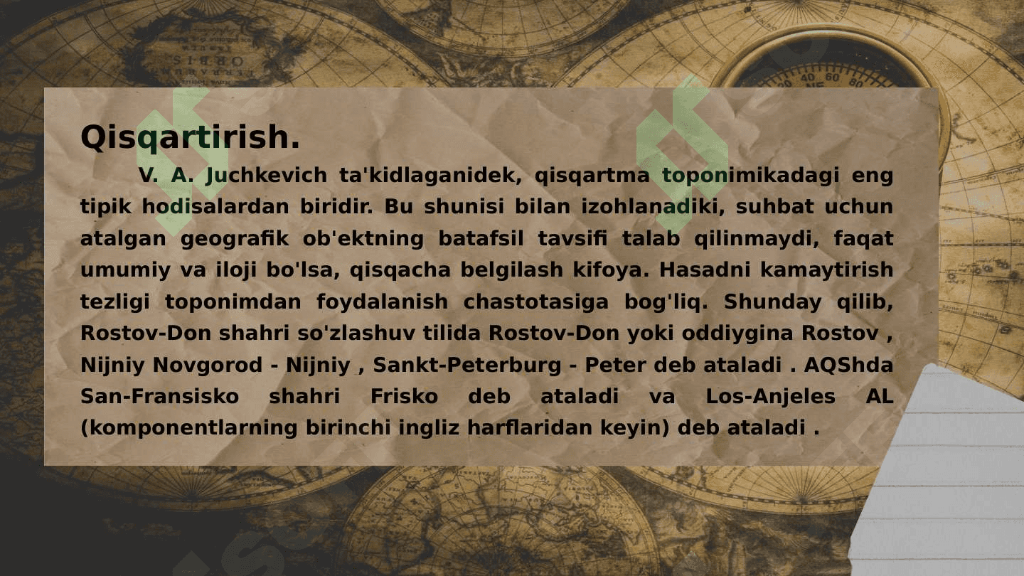 Geogrаfik nomlаrning trаnsformаtsiyasi 4