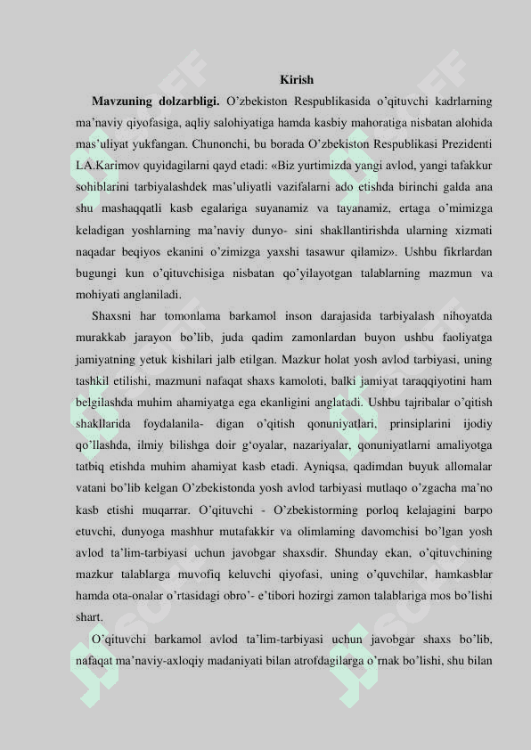 Kasbiy mahoratini shakllantirishda  pedagogik mahorat fanining o’rni 3