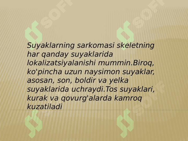 Suyak
sarkomasi 3