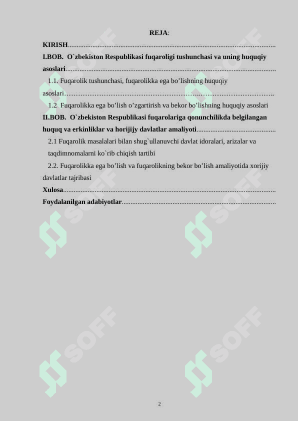 FUQAROLIK TUSHUNCHASI VA O'ZBEKISTON RESPUBLIKASI FUQAROLIGI 2