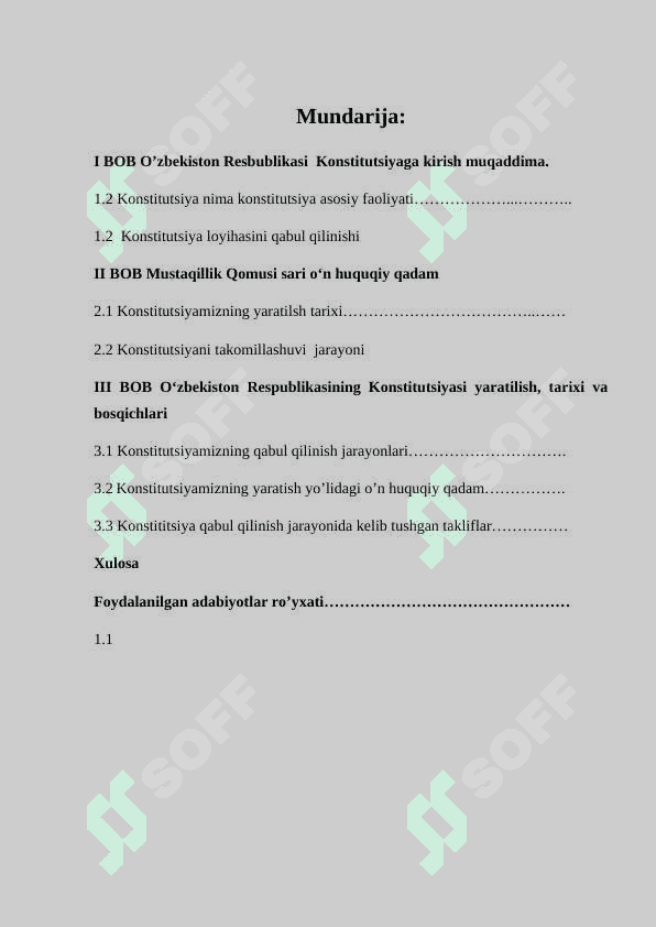 O’zbekiston Respublikasi konstitutsiyasining qabul qilinishi tarixi 2