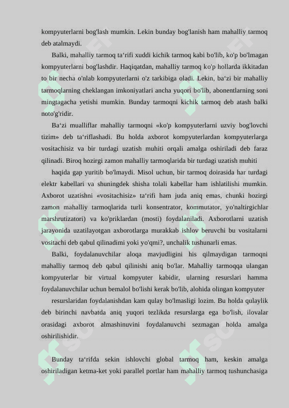 O'rta umumta'lim maktablari 8-sinf Informatika va AT kursida 6