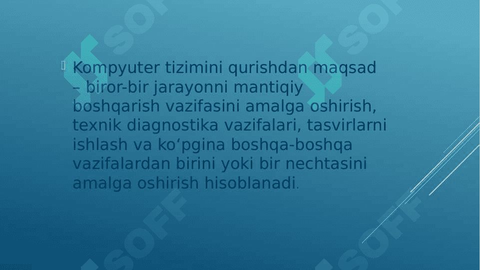 АХBОRОT TЕХNОLОGIYАLАRINiKASBIY FAOLIYATDA QO’LLASH FАNININGРRЕDMЕTI, MАQSАDI VА VАZIFАLАRI 3