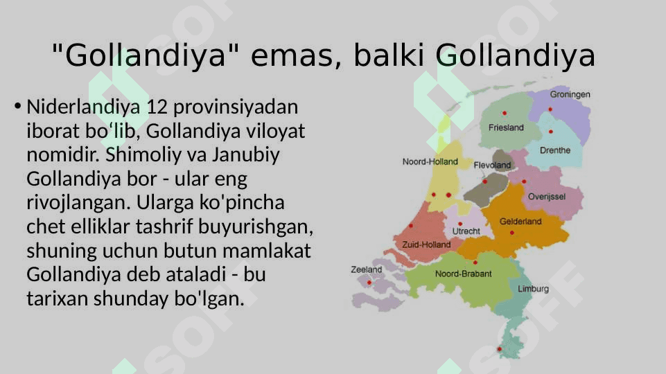 Gollandiya davlati ekologiyasi 3