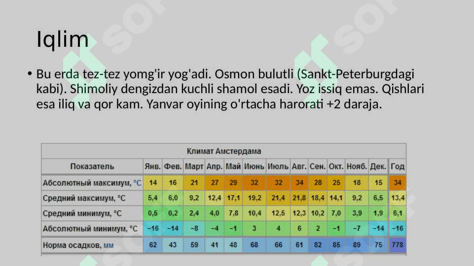 Gollandiya davlati ekologiyasi 4